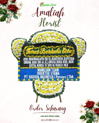 Papan Bunga Duka di Koang Jaya