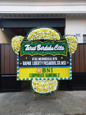 Papan Bunga Duka di Koang Jaya
