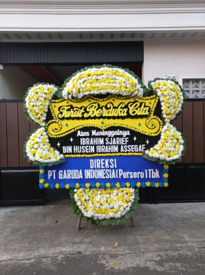 Papan Bunga Duka di Koang Jaya