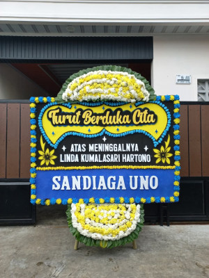 Papan Bunga Duka di Koang Jaya