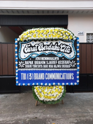 Papan Bunga Duka di Koang Jaya